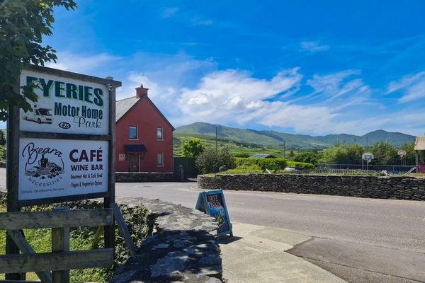 The village of Eyeries on the Beara Peninsula
