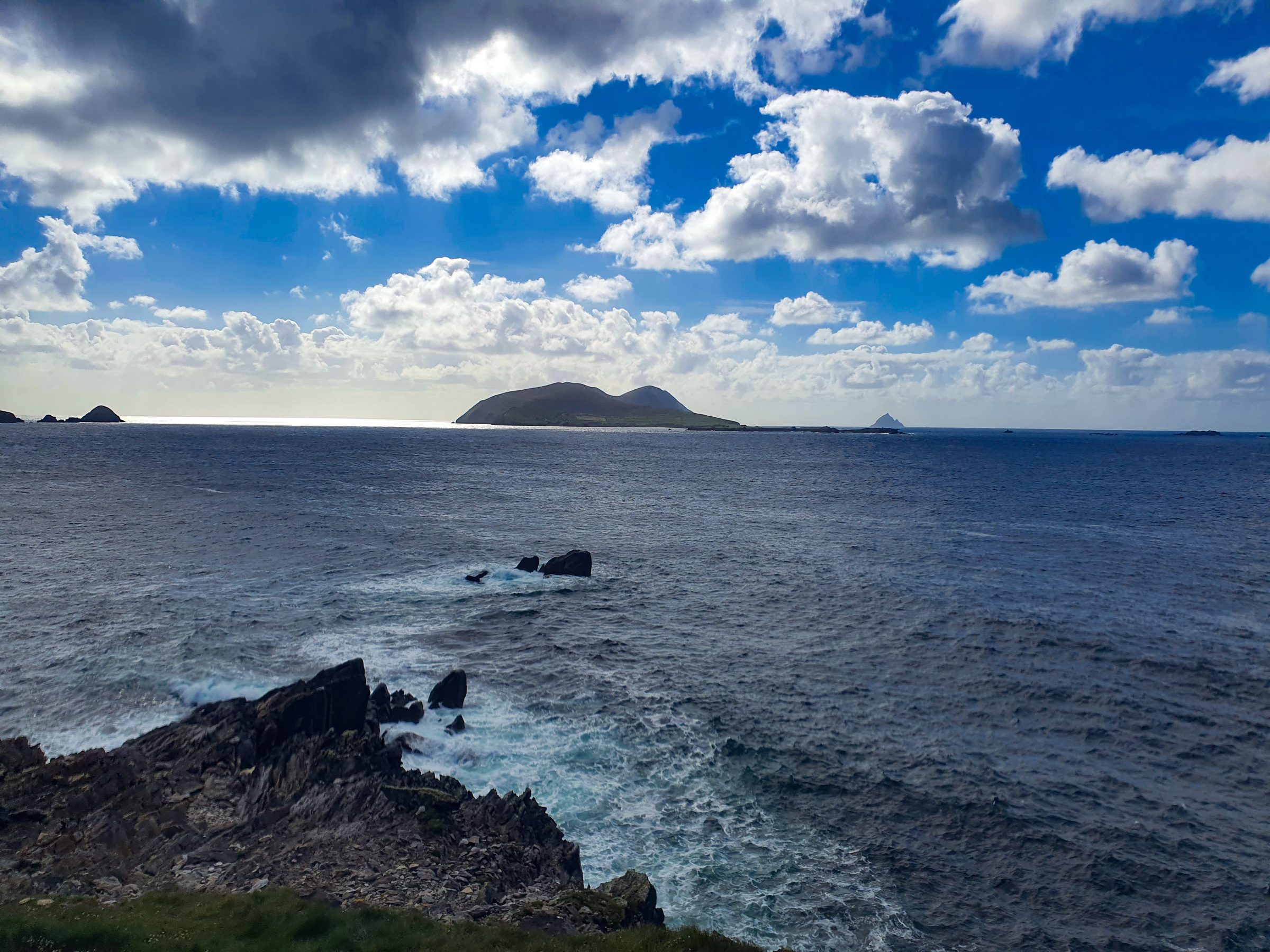 The Atlantic coast and islands near Slea Head