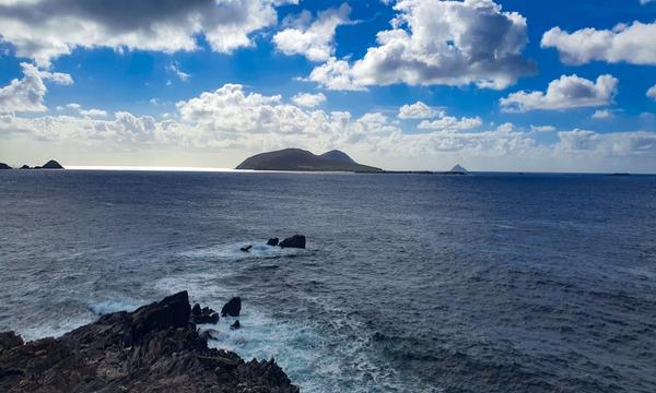 The Atlantic coast and islands near Slea Head
