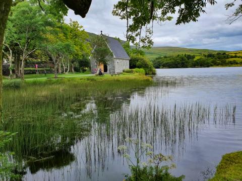 St Finbarr's lakeside oratory at Gougane Barra, West Cork