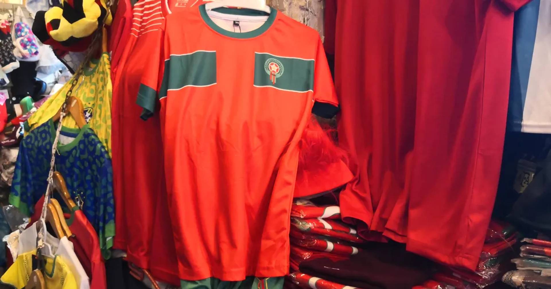Morocco shirts sell out