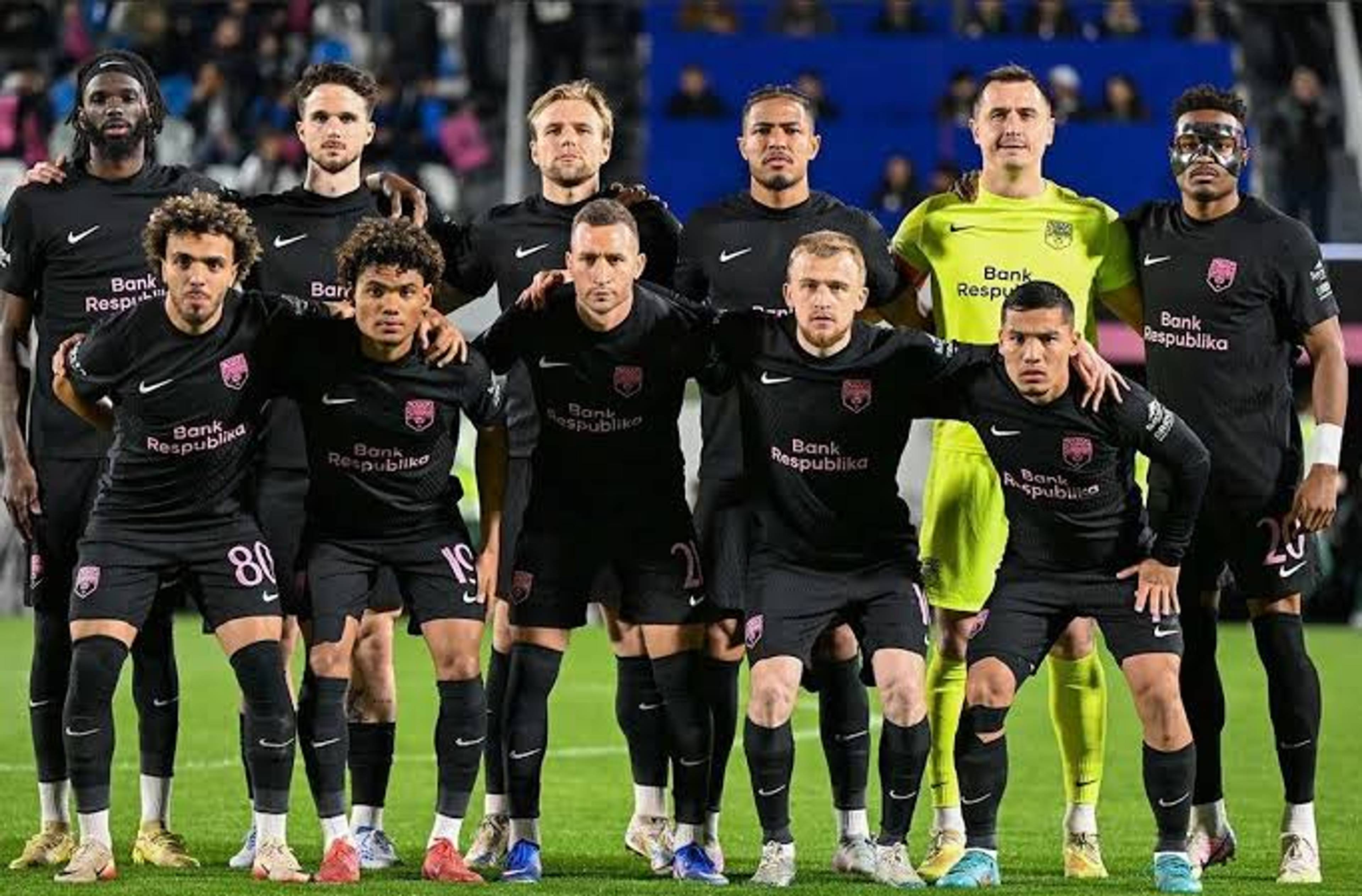 Sabah FK during the Champions League play-off against Hapoel Beer Sheva