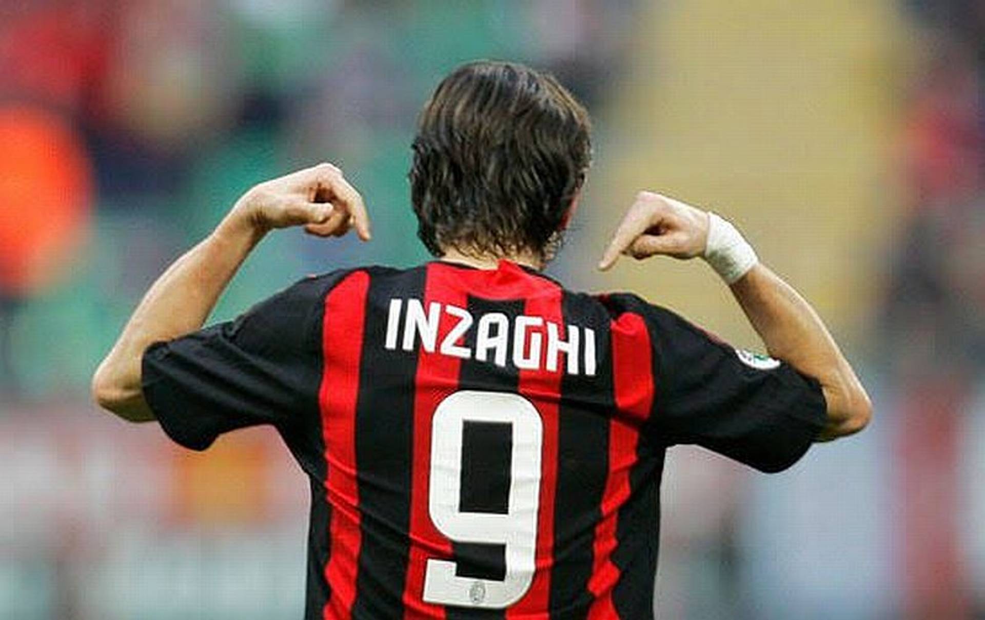 Pippo Inzaghi AC Milan No. 9