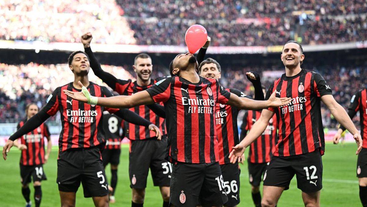 Nkunku AC Milan Verona Celebration