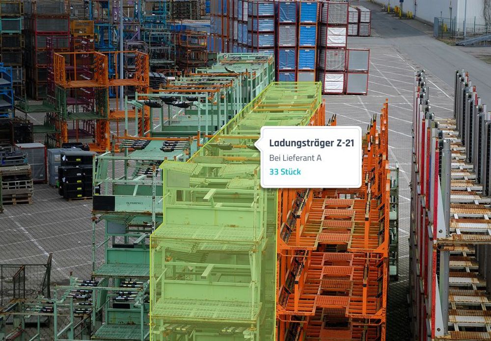Always keep load carrier inventory in real-time view.