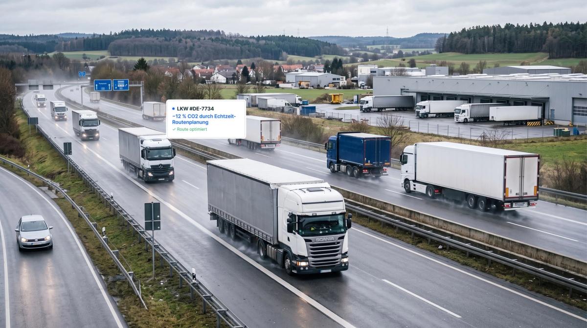 Nachhaltigkeit in der Supply Chain: CO2-Reduktion durch KI-Routenoptimierung
