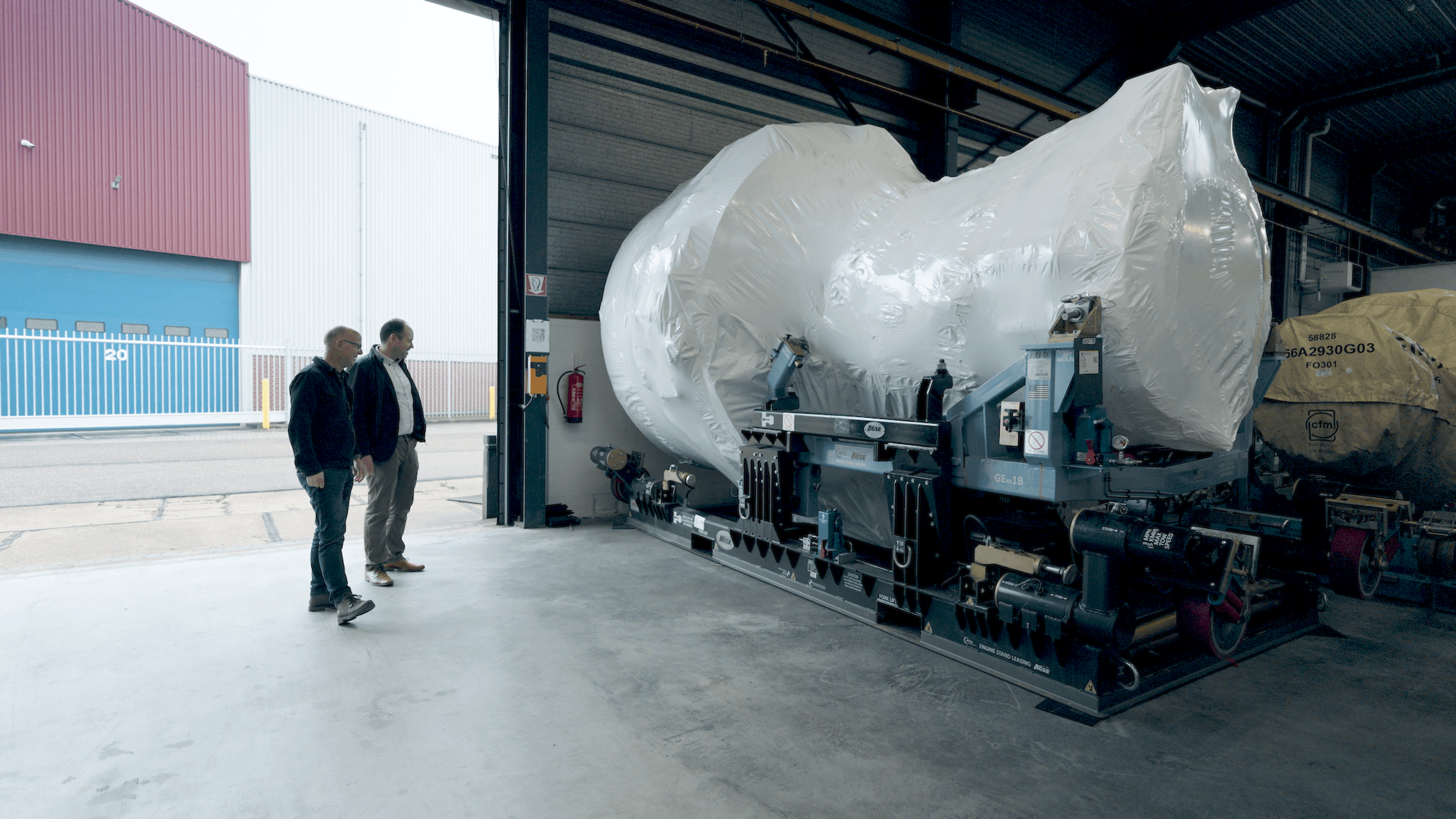 Globales Tracking von Turbinen-Transport-Ständen bei MTU