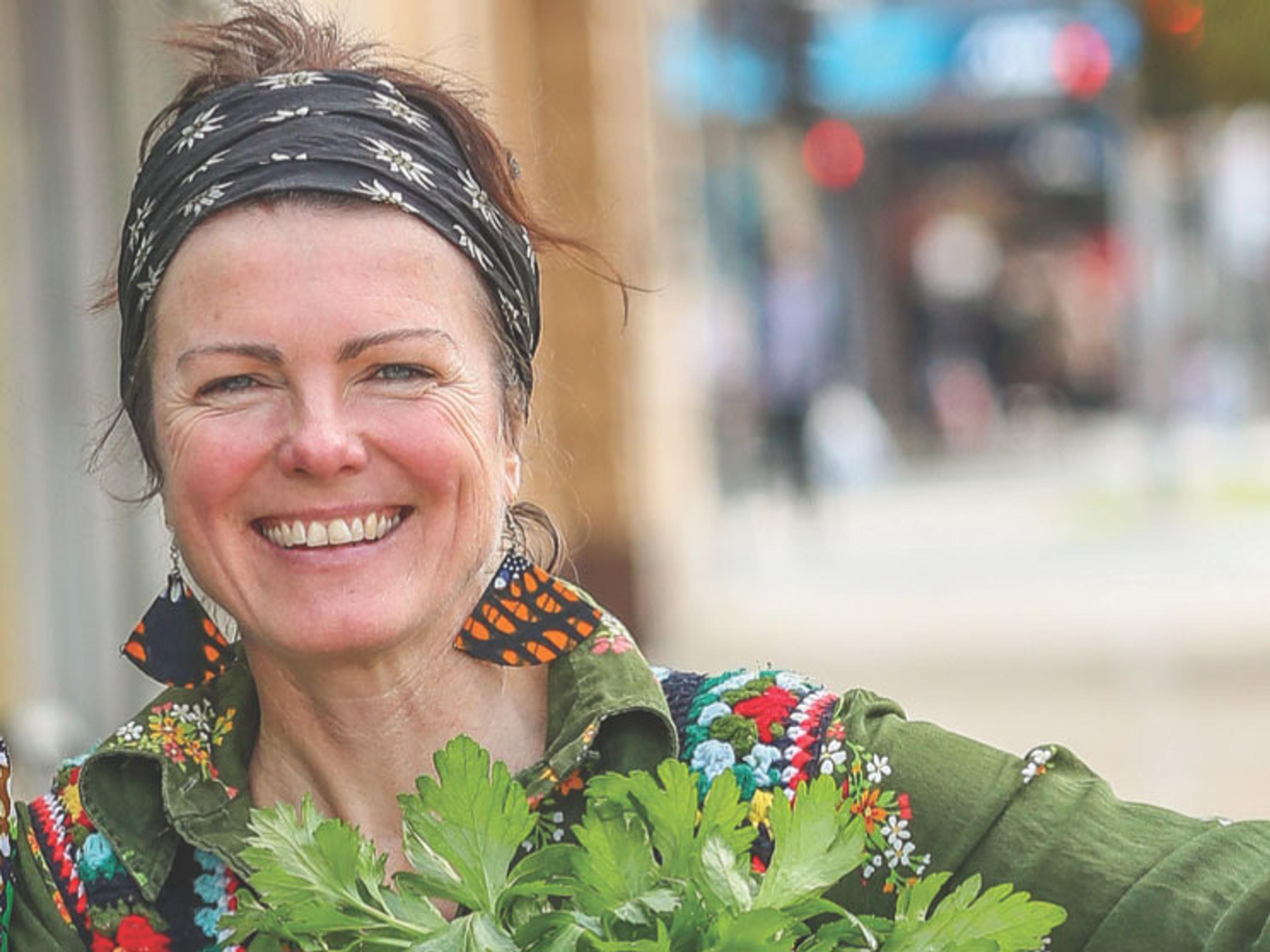 A smiling picture of Deb Bogenhuber, author of the report, Local Food Matters: Building a local food system in Sunraysia.