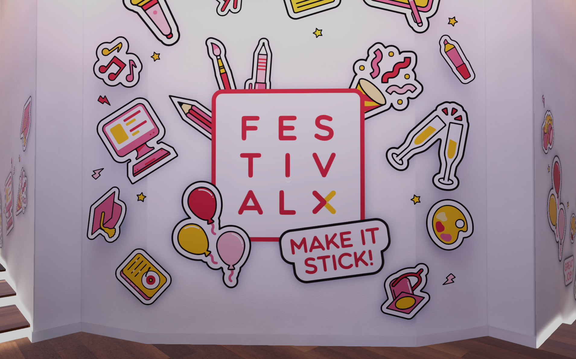 Screenshot of Virtual Gallery