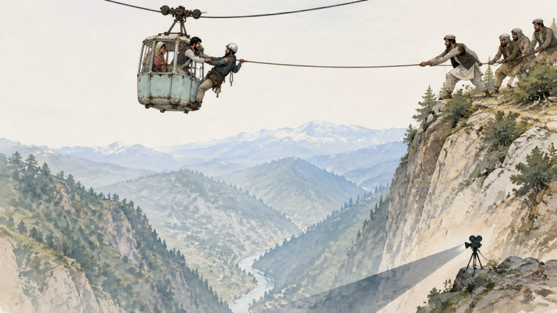 Illustration für hanging-by-a-wire-die-unsichtbaren-helden-von-battagram