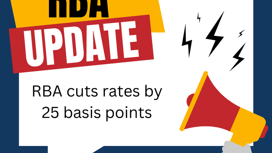 RBA Cuts Rates by 0.25%