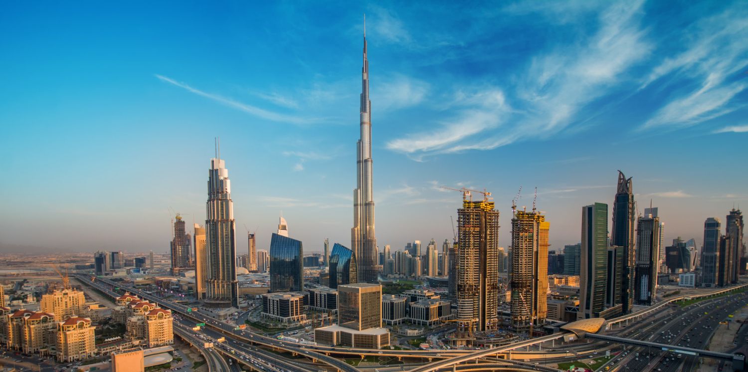 Vue de Dubaï, destination couverte par KFM Protection