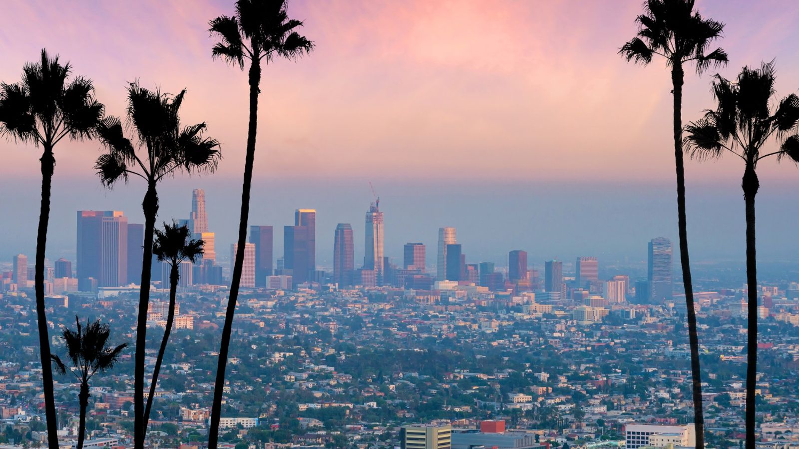 Vue de Los Angeles, destination couverte par KFM Protection