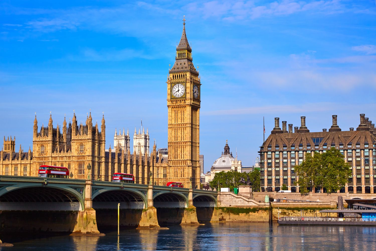 Vue de Londres, destination couverte par KFM Protection
