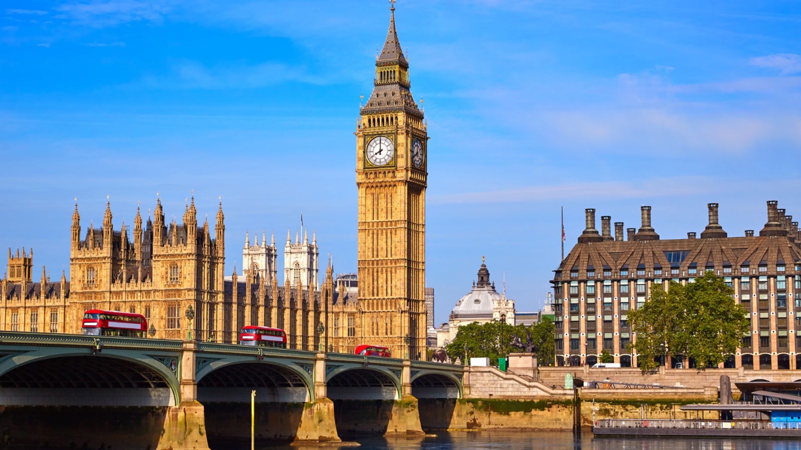 Vue de Londres, destination couverte par KFM Protection