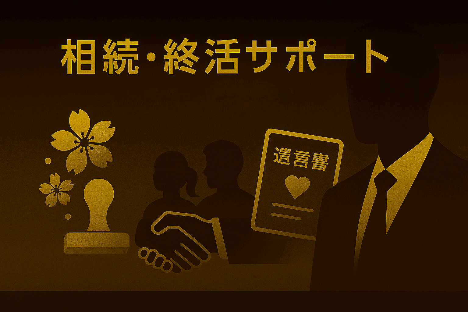 相続・終活に関するご家族の相談イメージ|東京の行政書士(トップ・相続・終活・成年後見)