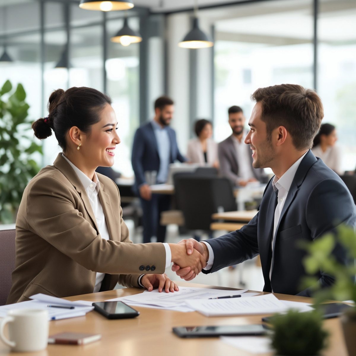 外国人採用支援の打ち合わせ風景|東京の行政書士(トップ・人材採用・外国人採用支援)