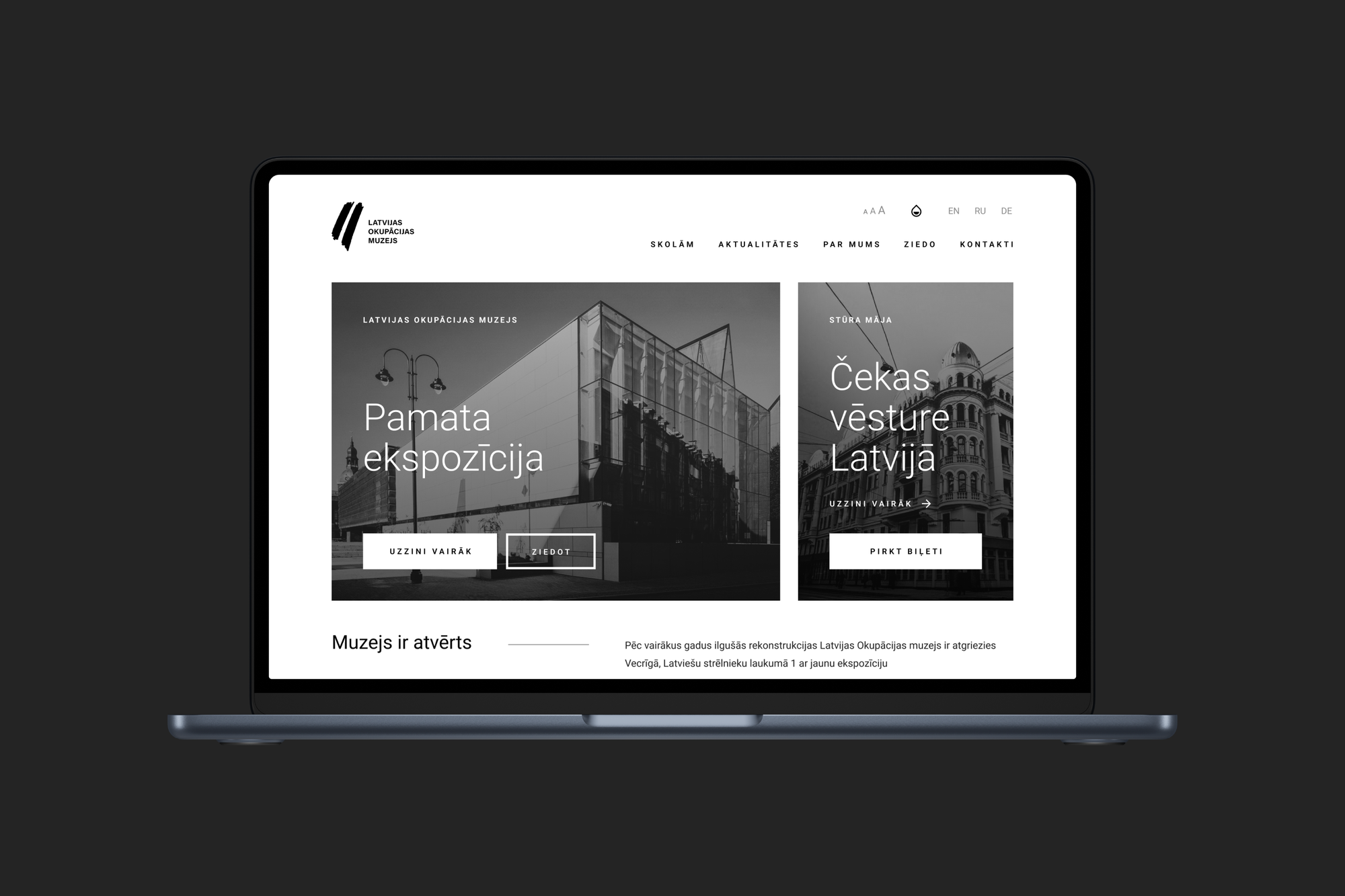 Museum of the Occupation of Latvia — project visual 1
