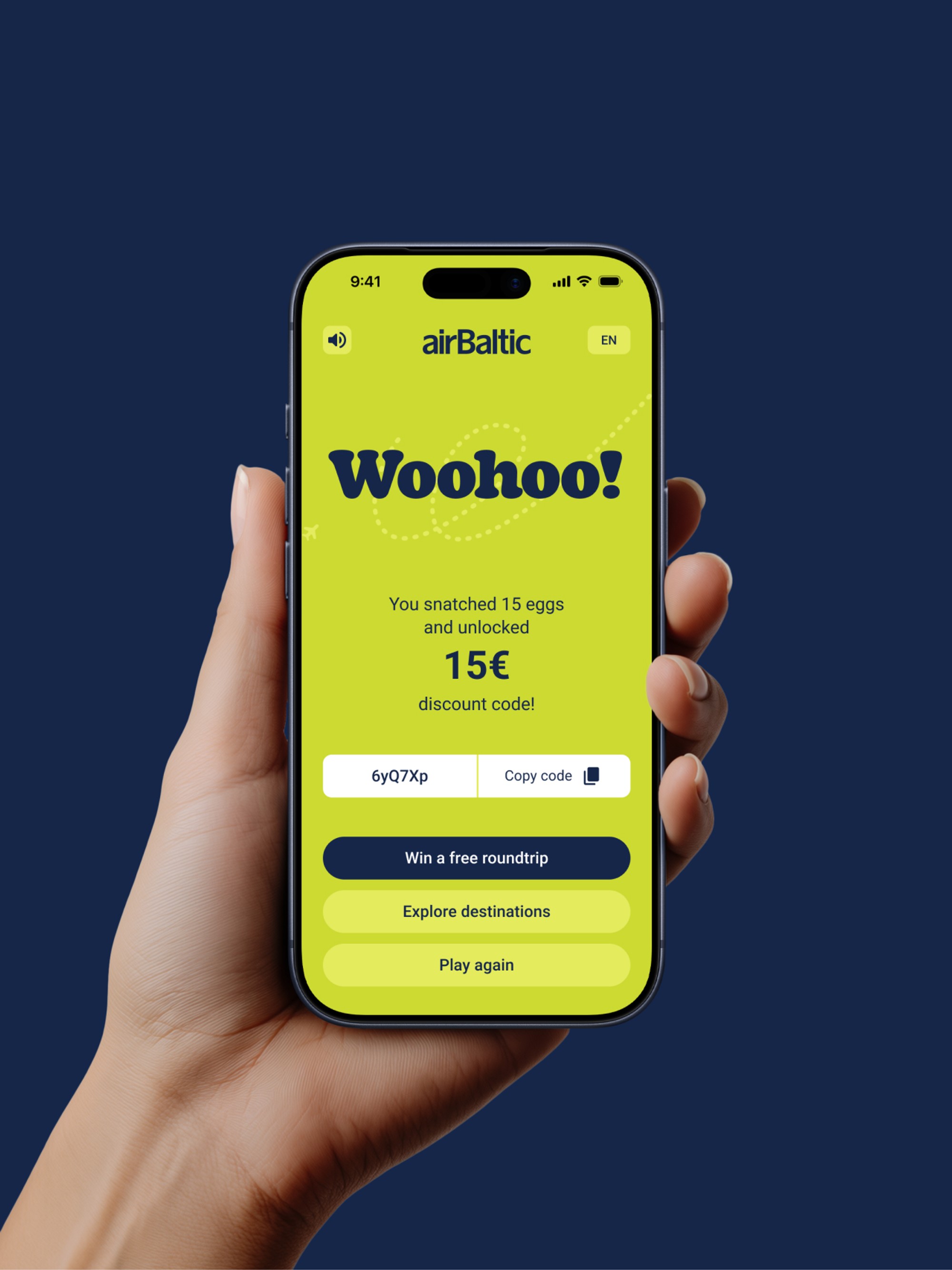 airBaltic Egg Hunt — project visual 6