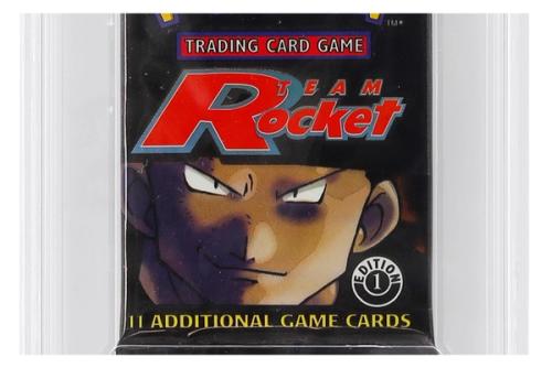 Pokemon Giovanni Team Rocket Foil Pack Front Detail