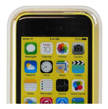 Apple iPhone 5c Top Detail - Yellow