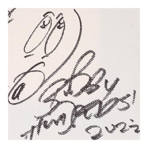 Bobby Hundreds Custom Autograph - detail