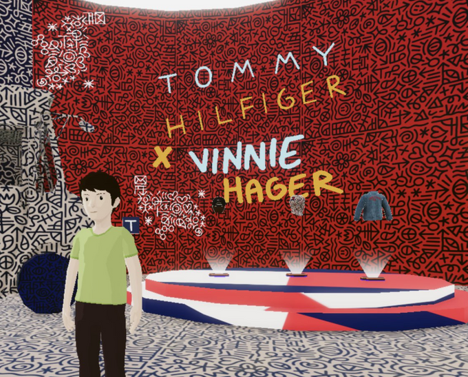 Tommy Hilfiger x Vinnie Hager  Decentraland