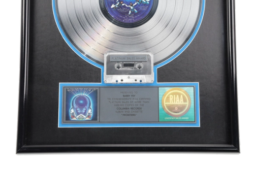 Journey, Frontiers Platinum Record_Detail