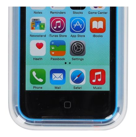 Apple iPhone 5c Bottom Detail - Blue