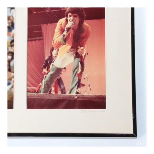 Mick Jagger, Folsom Field, Boulder 1981_Detail Right