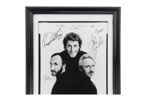 The Who, Signed Photograph to Barry Fey