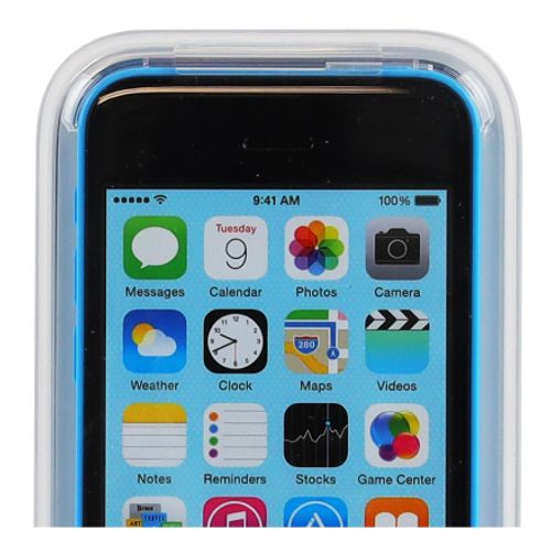 Apple iPhone 5c Top Detail - Blue