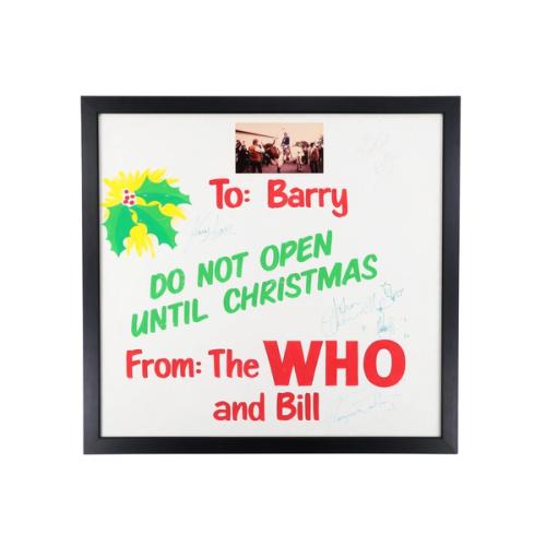 The Who, 'Do Not Open Until Christmas' - Autographed Sign_Main