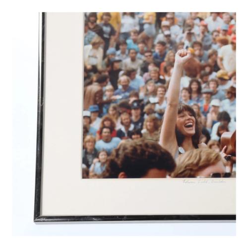 Mick Jagger, Folsom Field, Boulder 1981_Detail Left