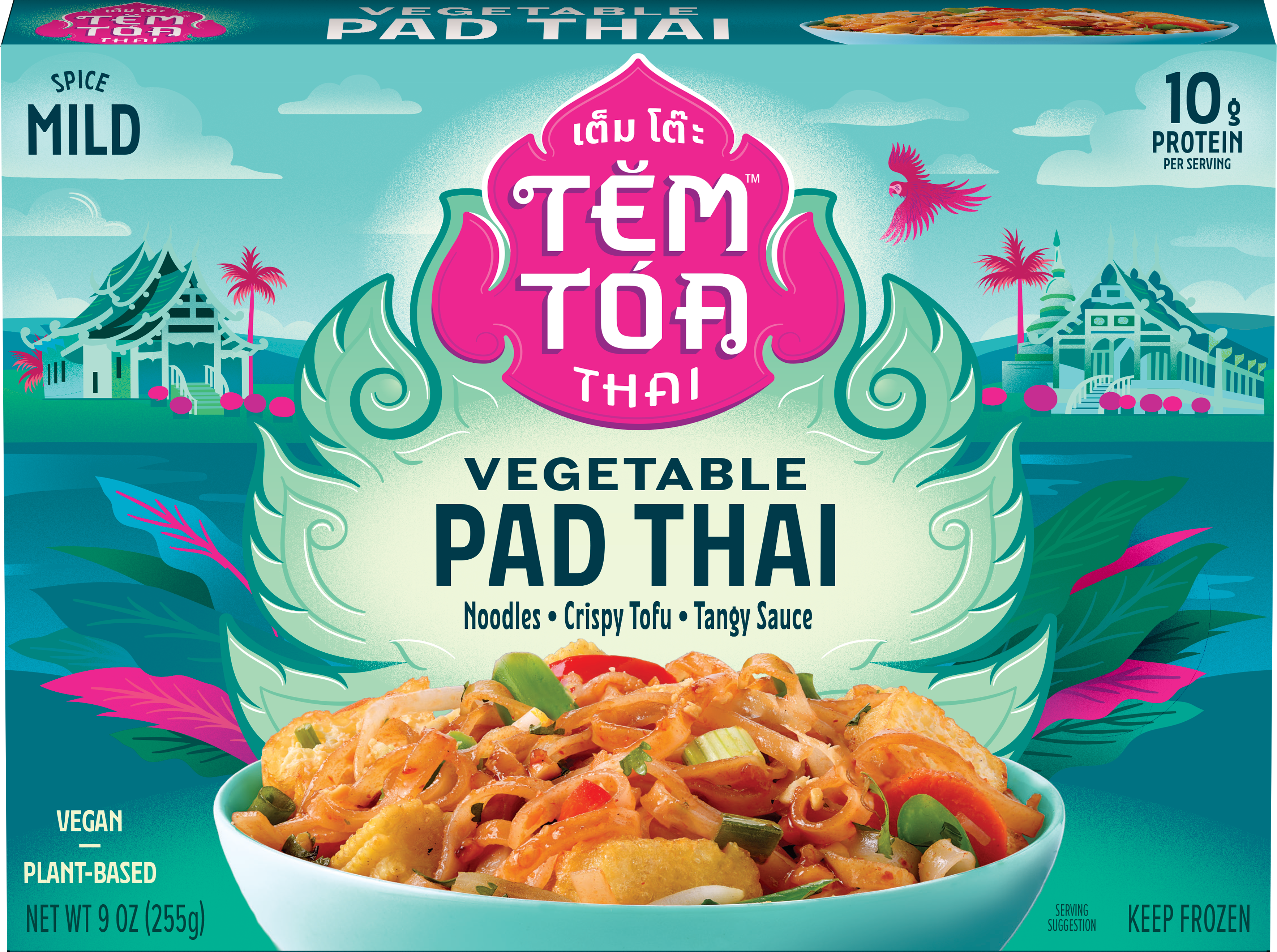 Tem Toa Vegetable Pad Thai Packaging