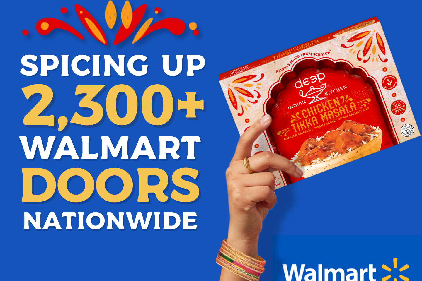 Deep expands with Walmart