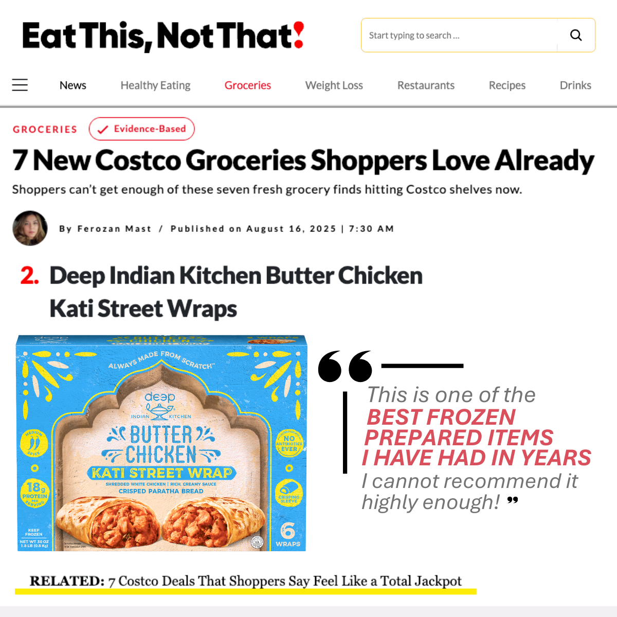 Frozen food that is worth it