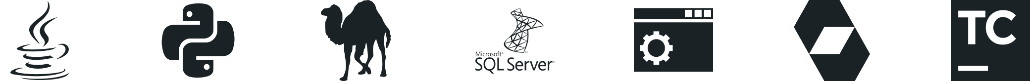 Logos of the applications used in the project.