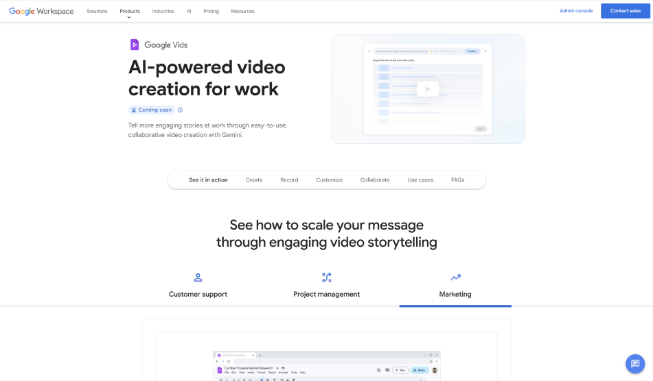 image of Google Vids