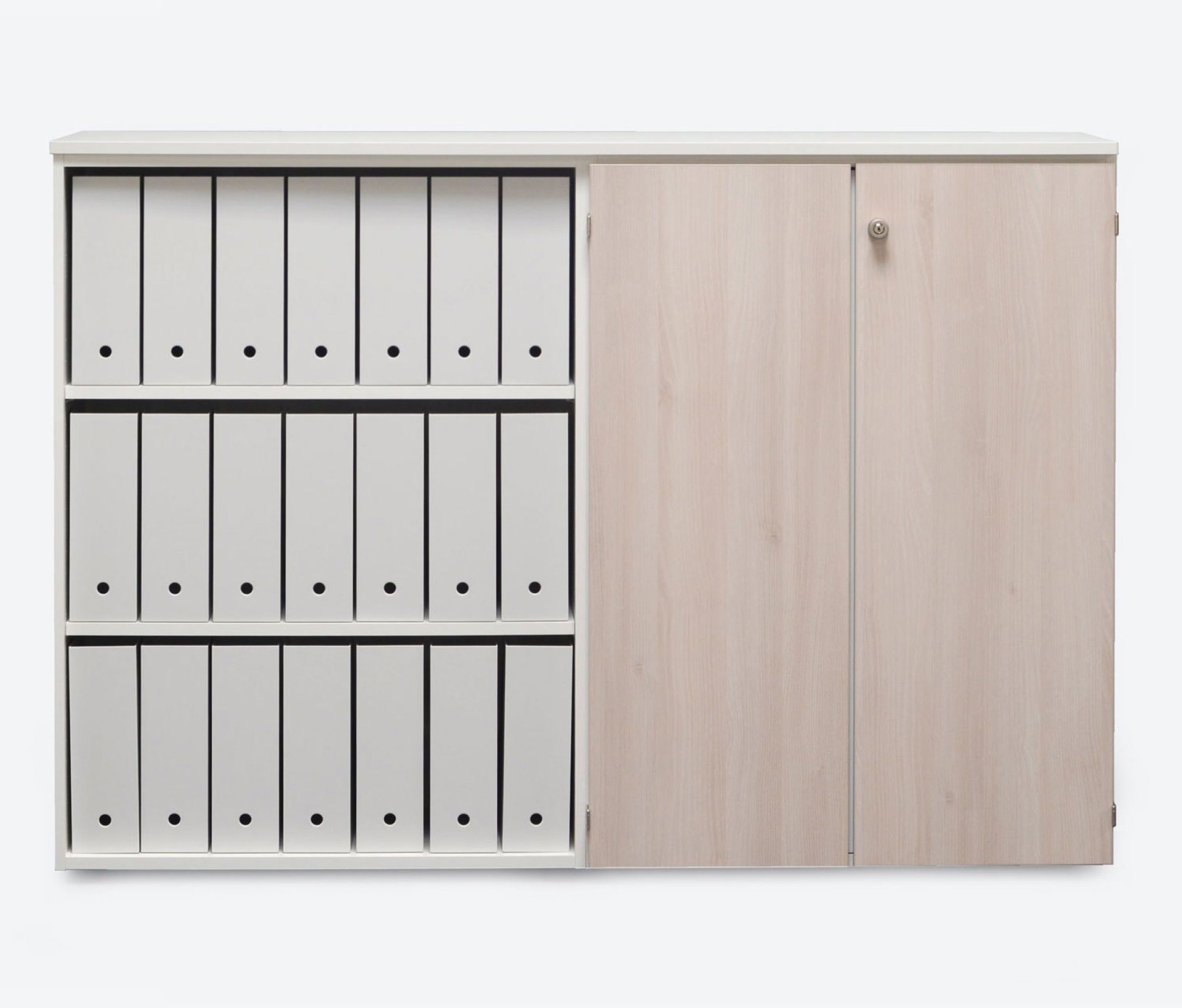 LINDEMANN S3 Cabinet System in a sideboard configuration