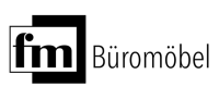 schwarzes Logo von FM Büromöbel