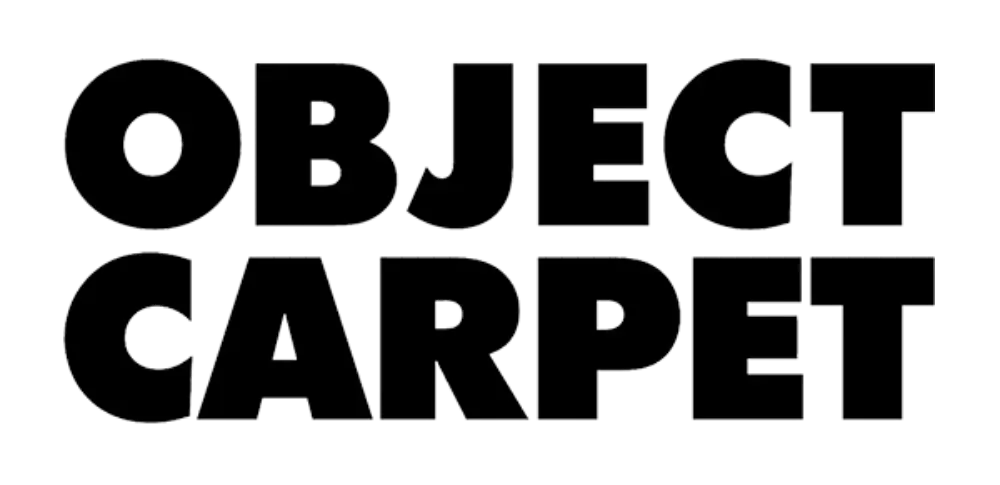 Schwarzes Logo des deutschen Herstellers Object Carpet