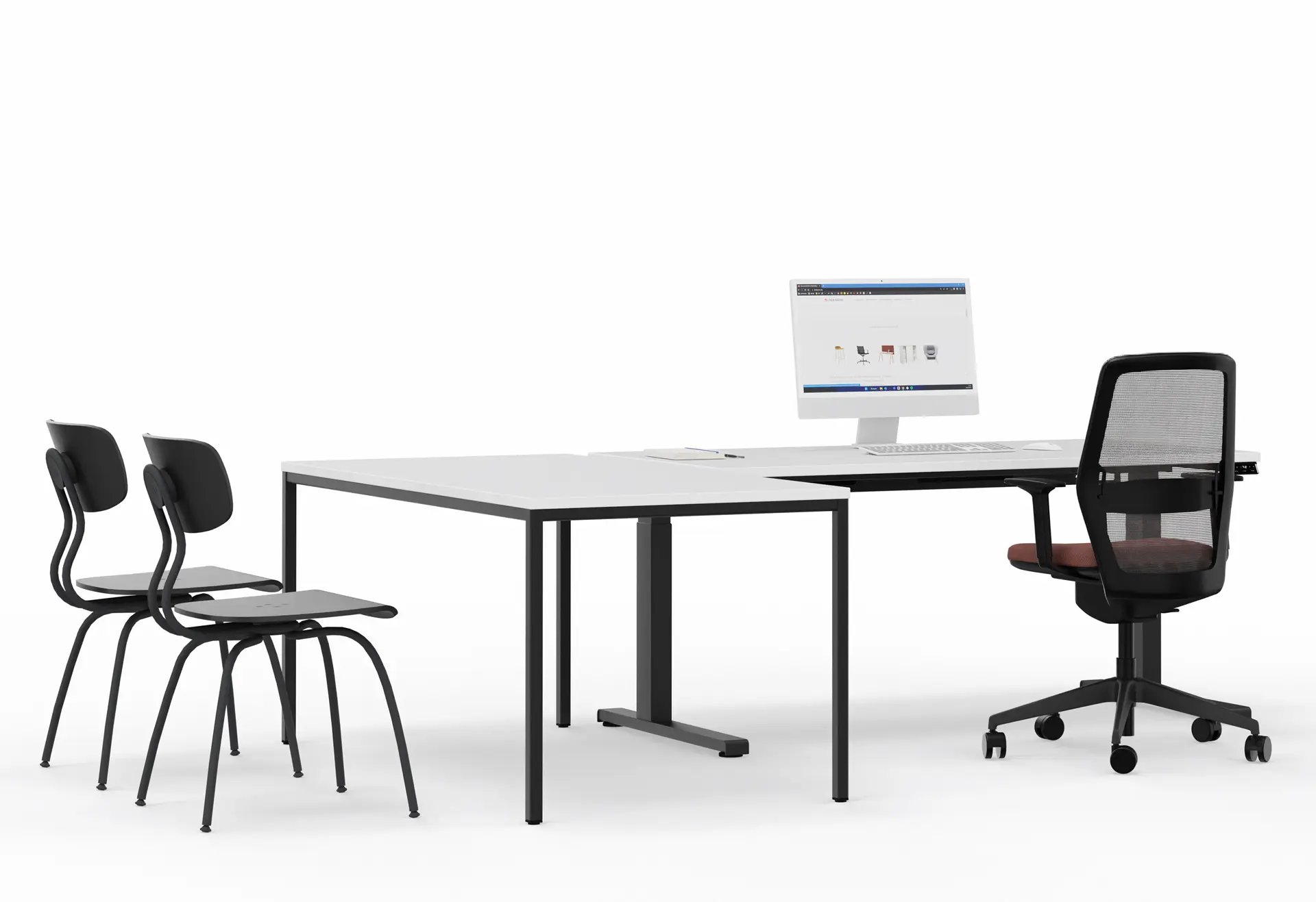 LINDEMANN B3 als Tisch im öffentlichen Dienst