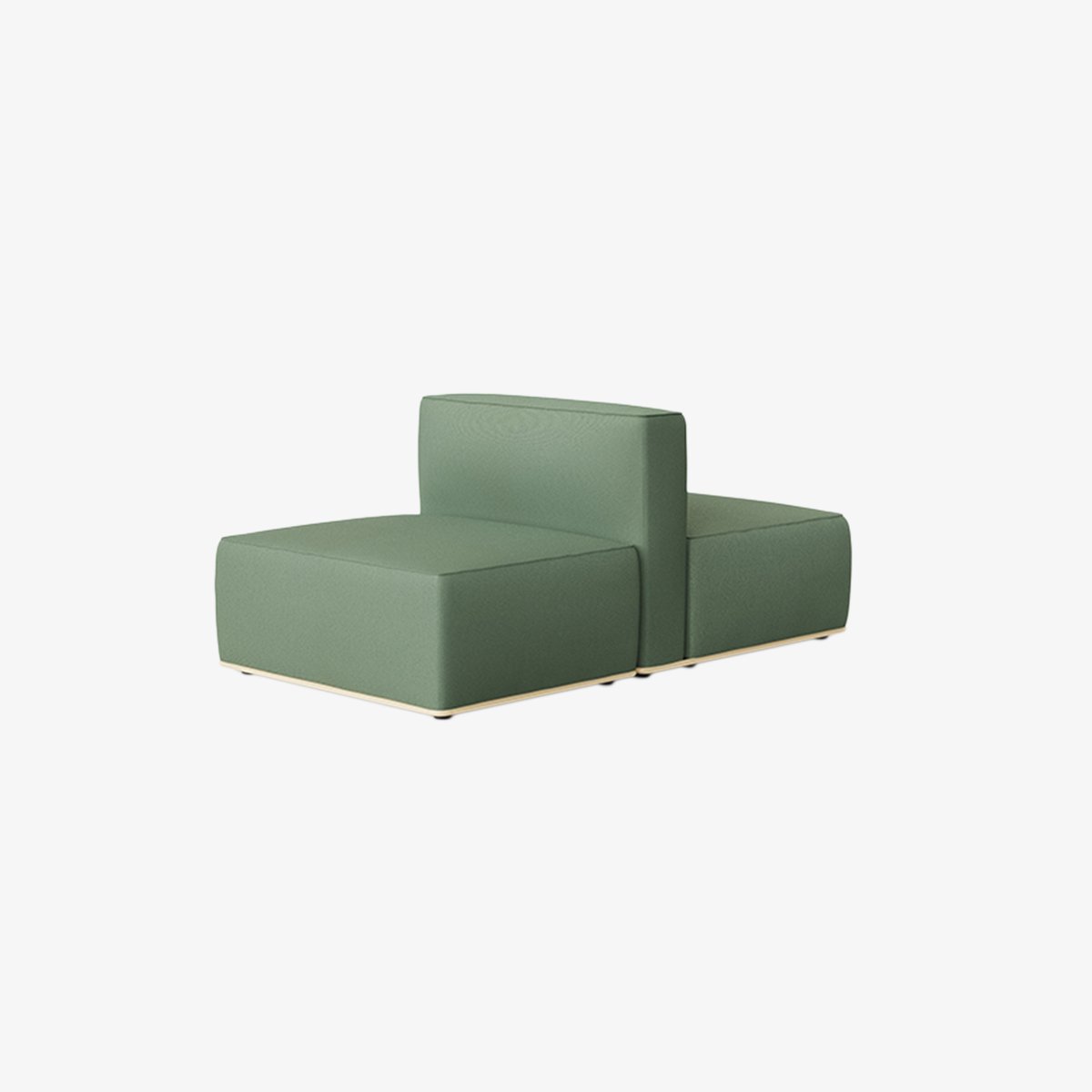 Grünes Sofa Modul von esPattio