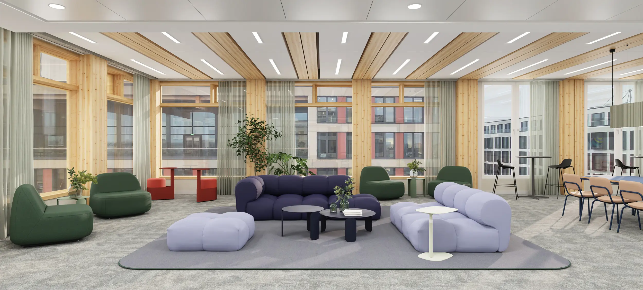 Lounge Social Area with couches