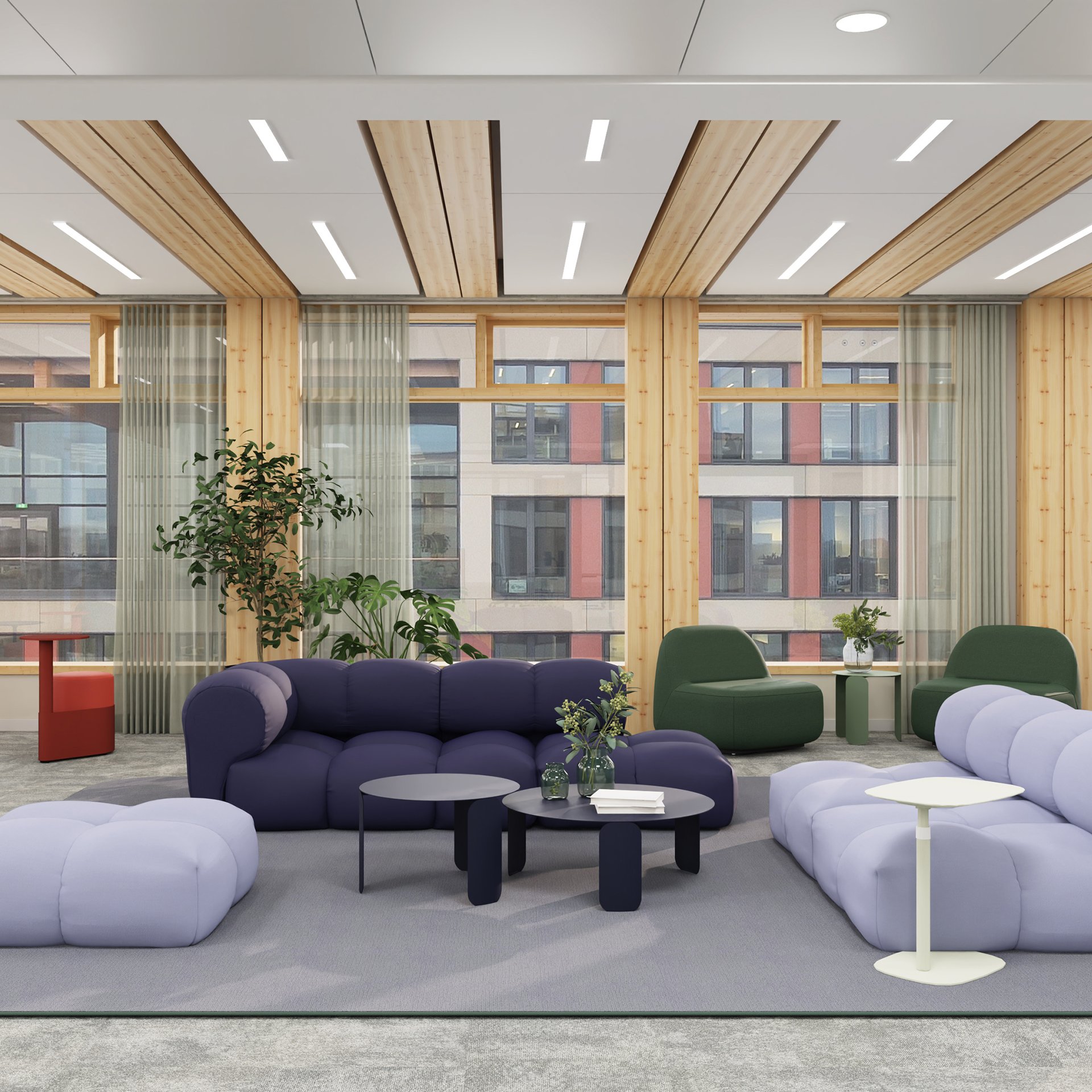 Lounge Social Area with couches