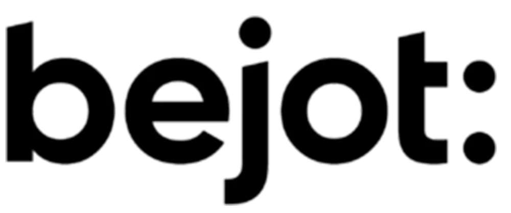 Schwarzes Logo des polnischen Büromöbelherstellers Bejot