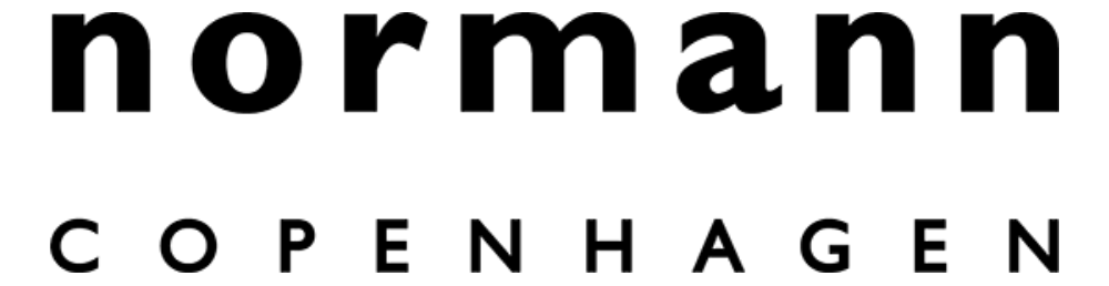 Schwarzes Logo des Herstellers Normann Copenhagen