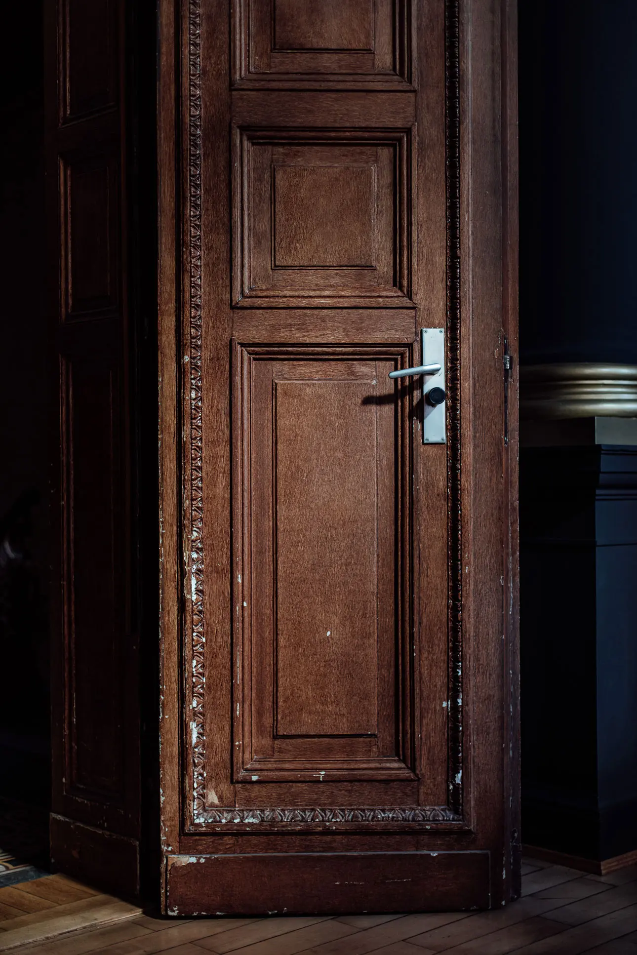 Image of a wooden door