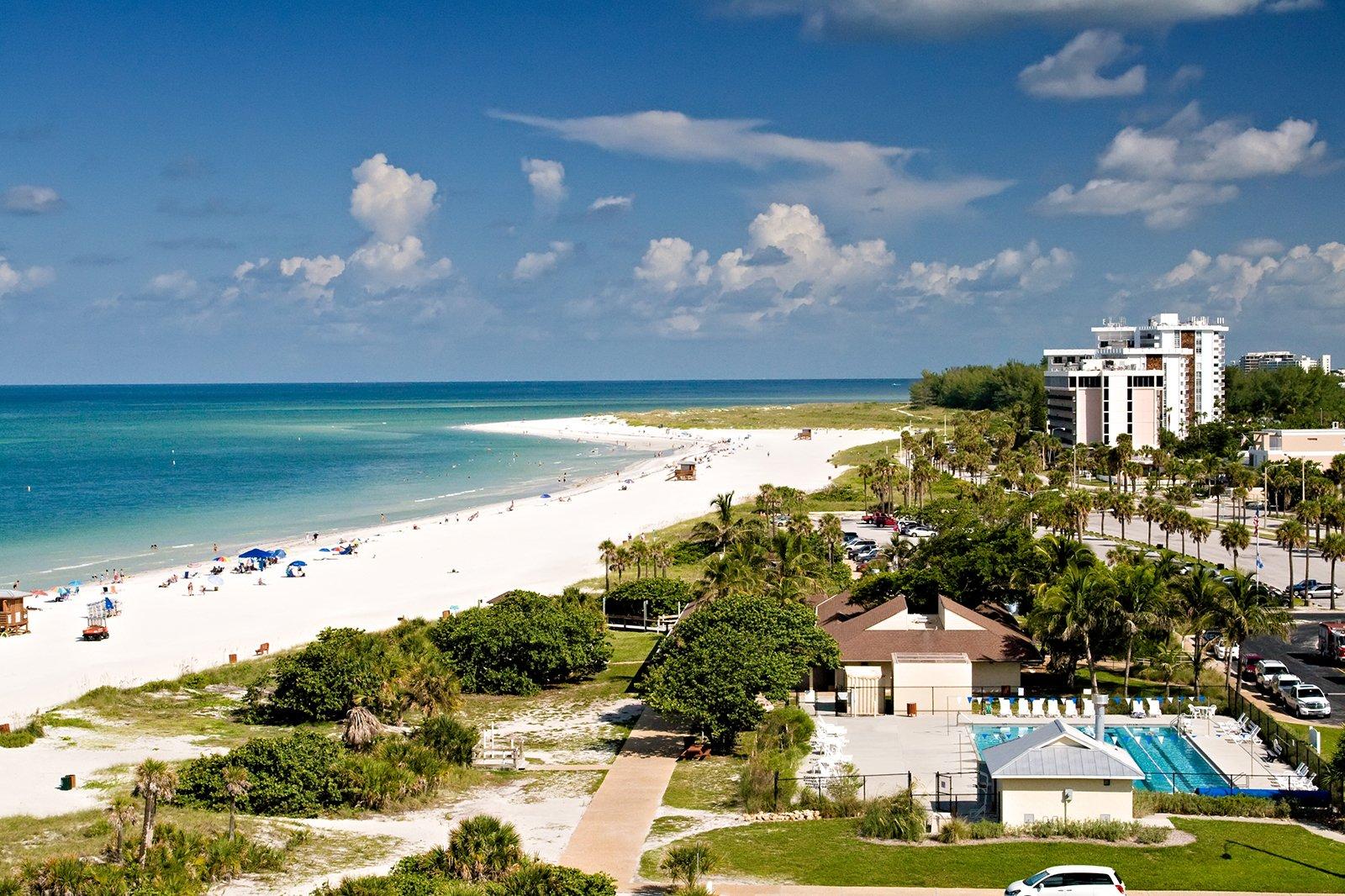 A beach in Sarasota.